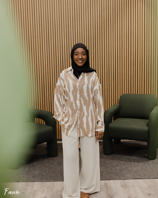 Yara Collection - Zebra Print  Linen Edition